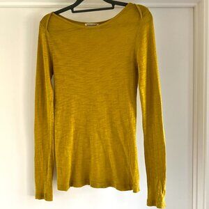 Misha & Puff Long Sleeve Boat Neck Tee - Pistachio